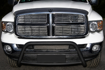 Dodge RAM (DR/DH/D1/DC/DM) 2002–2009 Predný ochranný rám WT005 Black (nerez) fotografia 1