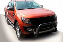 Ford Ranger 2011–2022 Predný ochranný rám WT005 Black (nerez) fotografia 1