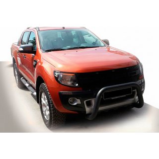 Predný ochranný rám WT005 Black (nerez) Ford Ranger 2011–2022