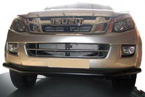Isuzu D-Max 2011–2019 Predný ochranný rám ST014 Black (nerez) fotografia 1