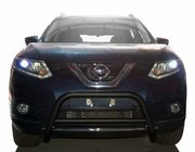 Nissan X-trail T32/Rogue 2014–2021 Predný ochranný rám WT005 Black (nehrdzavejúca oceľ) fotografia 1
