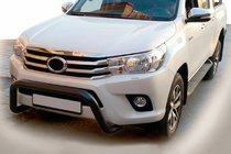 Toyota Hilux 2015– Predný ochranný rám WT009 Black (nerez) fotografia 1
