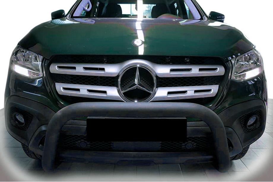 Mercedes X class 2017–2020 Predný ochranný rám WT005 Black (nerez, 60 mm) Image