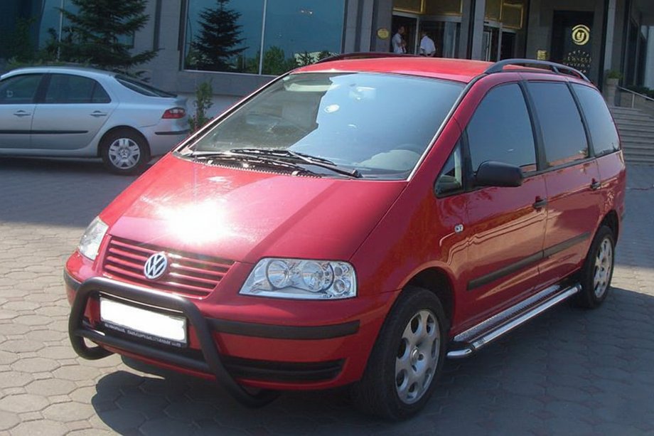 Ford Galaxy 1995–2006 Predný ochranný rám WT005 Black (nehrdzavejúca oceľ) Image