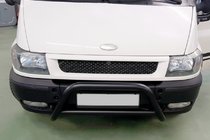 Ford Transit 2000–2014 Bullbar WT006 Black (nerez) fotografia 1