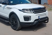 Range Rover Evoque 2012–2018 Predný ochranný rám WT005 Black (nehrdzavejúca oceľ) fotografia 2