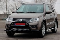 Suzuki Grand Vitara 2005–2017 Kengurín ST-WT-15 Black (nerez) fotografia 3