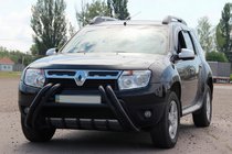 Renault Duster 2008–2017 Predný ochranný rám (bullbar) Kelebek WT011 Black (nerezová oceľ) fotografia 2