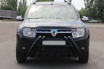 Renault Duster 2008–2017 Predný ochranný rám (bullbar) Kelebek WT011 Black (nerezová oceľ) fotografia 3