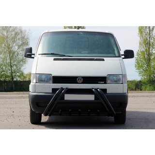 Predný ochranný rám (bullbar) Kelebek WT011 Black (nerezová oceľ) Volkswagen T4 Caravelle/Multivan 1990–2003 fotografia 1