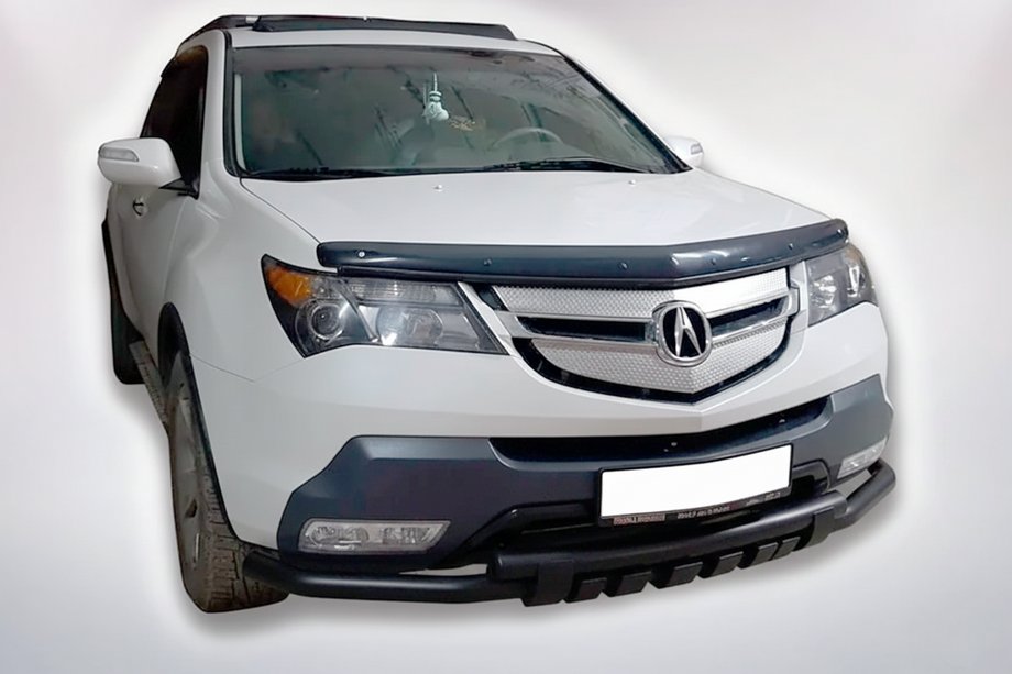 Acura MDX 2007–2013 Predný ochranný rám B1-47 Black (nerez) Image
