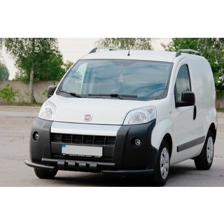 Predný ochranný rám Shark Black (nerez) Fiat Fiorino/Qubo 2008–2024 fotografia 1