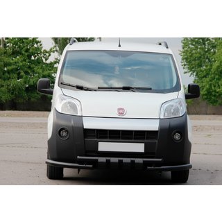 Predný ochranný rám Shark Black (nerez) Fiat Fiorino/Qubo 2008–2024 fotografia 2
