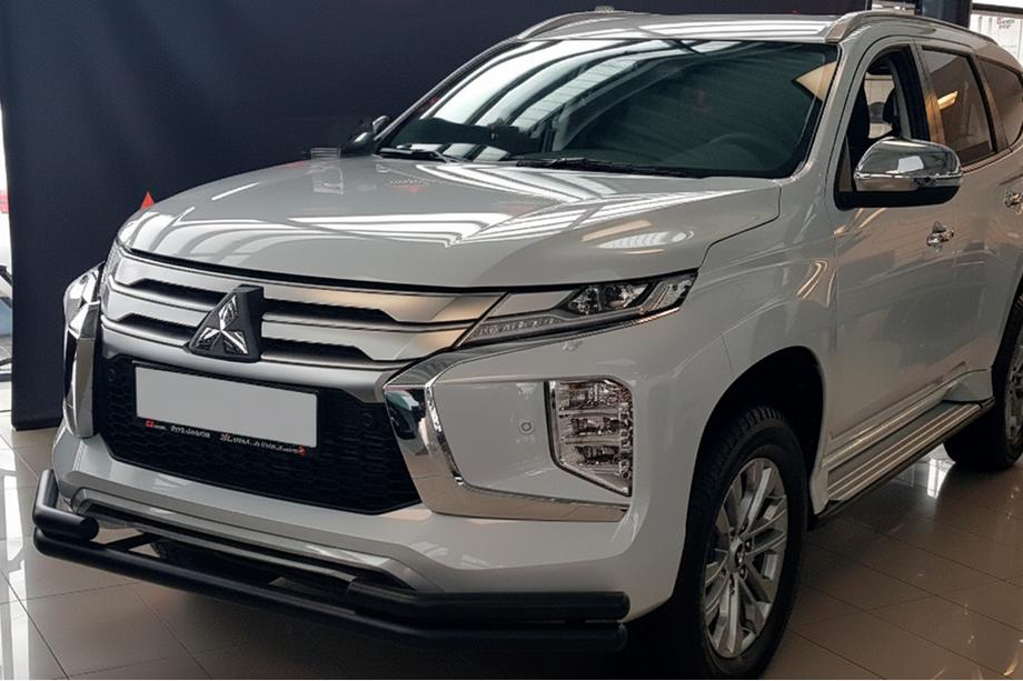 Mitsubishi Pajero Sport 2015– Predný ochranný rám ST085 Black (2020+, nerez) Image