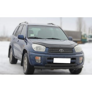 Predný ochranný rám ST014-1 Black (nerez) Toyota Rav 4 2001–2005 fotografia 2