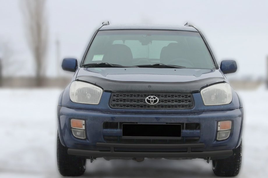 Toyota Rav 4 2001–2005 Predný ochranný rám ST014-1 Black (nerez) Image