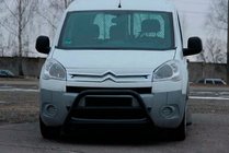 Citroen Berlingo 2008–2018 Predný ochranný rám WT022 Black (nerez) fotografia 1