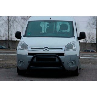 Predný ochranný rám WT022 Black (nerez) Citroen Berlingo 2008–2018 fotografia 1