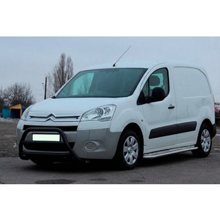 Predný ochranný rám WT022 Black (nerez) Citroen Berlingo 2008–2018 fotografia 2