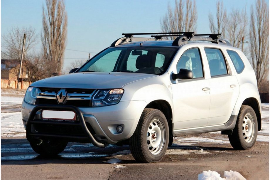 Renault Duster 2008–2017 Kengurín WT022 Black (nerez) Image