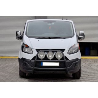 Predný ochranný rám WT022 Black (nerez) Ford Custom 2013–2022 fotografia 2