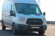 Ford Transit 2014– Predný ochranný rám WT022 Black (nerez) fotografia 1