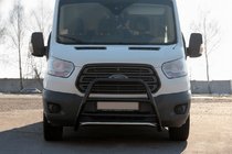 Ford Transit 2014– Predný ochranný rám WT022 Black (nerez) fotografia 3