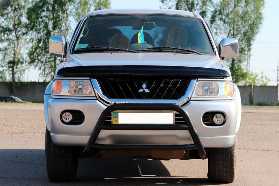 Mitsubishi Pajero Sport 1996–2007 Kengurín WT022 Black (nerez) Image