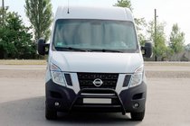 Renault Master 2011–2023 Predný ochranný rám WT022 Black (nerez) fotografia 1