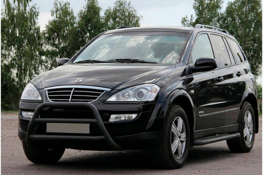 SsangYong Kyron 2005–2014 Kengurín WT022 Black (nerez) Fotografia 1