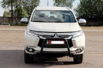 Mitsubishi Pajero Sport 2015– Kengurín WT022 Black (nerez) fotografia 1