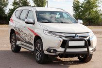 Mitsubishi Pajero Sport 2015– Kengurín WT022 Black (nerez) fotografia 2