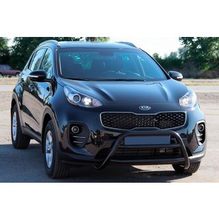 Kengurí rám WT023 Black (nerez) Kia Sportage 2015–2021 fotografia 2