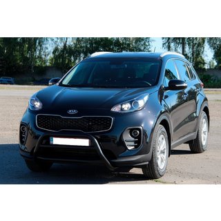 Kengurí rám WT023 Black (nerez) Kia Sportage 2015–2021 fotografia 3