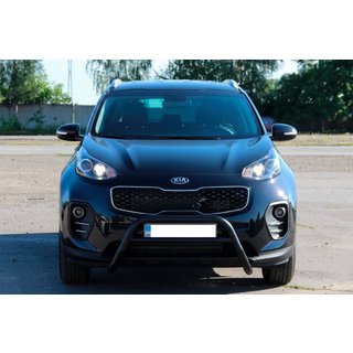 Kengurí rám WT023 Black (nerez) Kia Sportage 2015–2021 fotografia 4