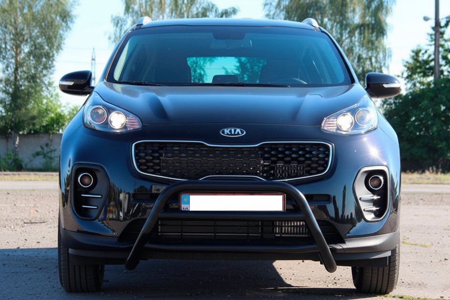 Kia Sportage 2015–2021 Kengurí rám WT023 Black (nerez) Image
