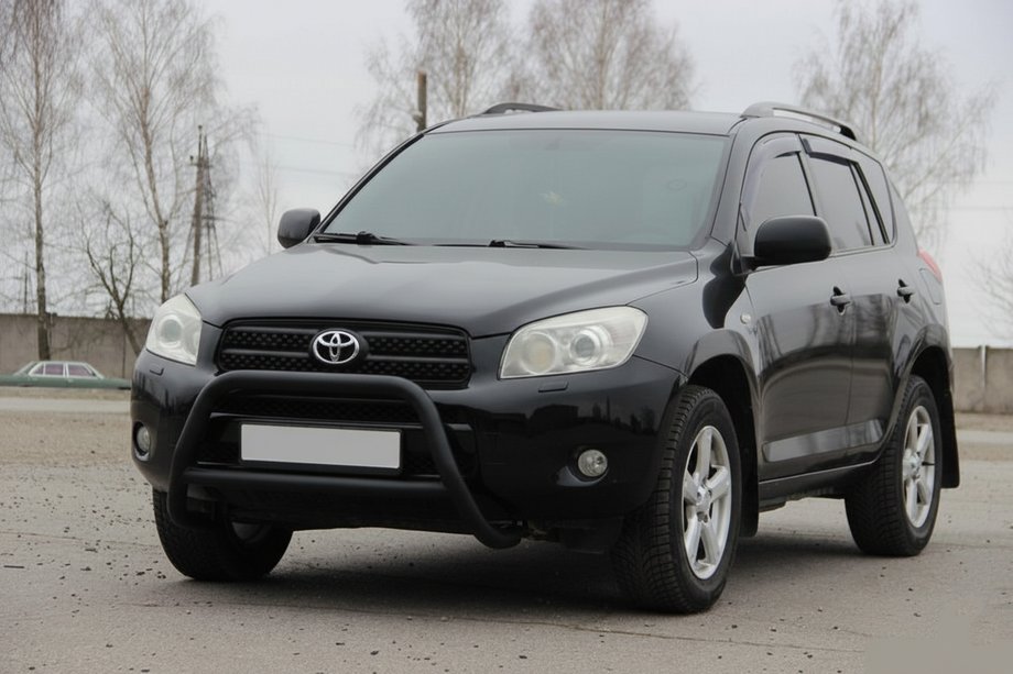 Toyota Rav 4 2006–2013 Kengurín WT022 Black (nerez) Image