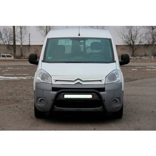Predný ochranný rám (bullbar) WT007 Black (nerez) Citroen Berlingo 2008–2018 fotografia 3
