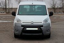 Peugeot Partner Tepee 2008–2018 Predný ochranný rám (bullbar) WT007 Black (nerez) fotografia 3