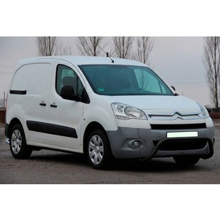 Predný ochranný rám (bullbar) WT007 Black (nerez) Peugeot Partner Tepee 2008–2018 fotografia 1