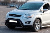 Ford Kuga 2008–2013 Predný ochranný rám (bullbar) WT007 Black (nerez) fotografia 2