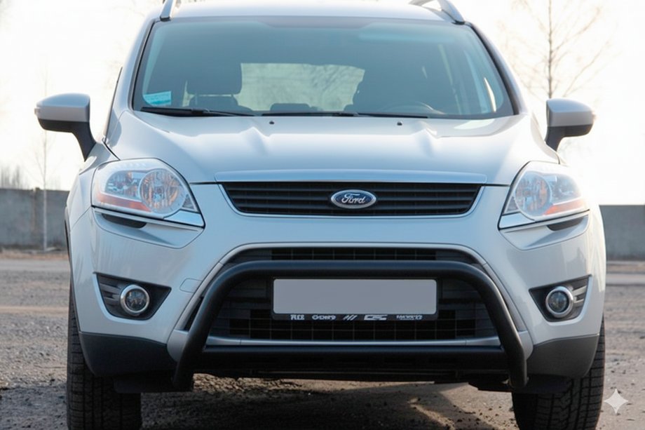 Ford Kuga 2008–2013 Predný ochranný rám (bullbar) WT007 Black (nerez) Image