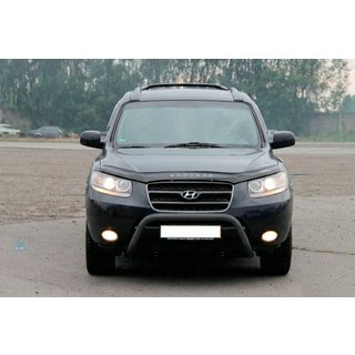 Predný ochranný rám (bullbar) WT007 Black (nerez) Hyundai Santa Fe 2 2006–2012 fotografia 1