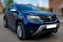 Renault Duster 2008–2017 Predný ochranný rám ST011 Black (nerez) fotografia 2