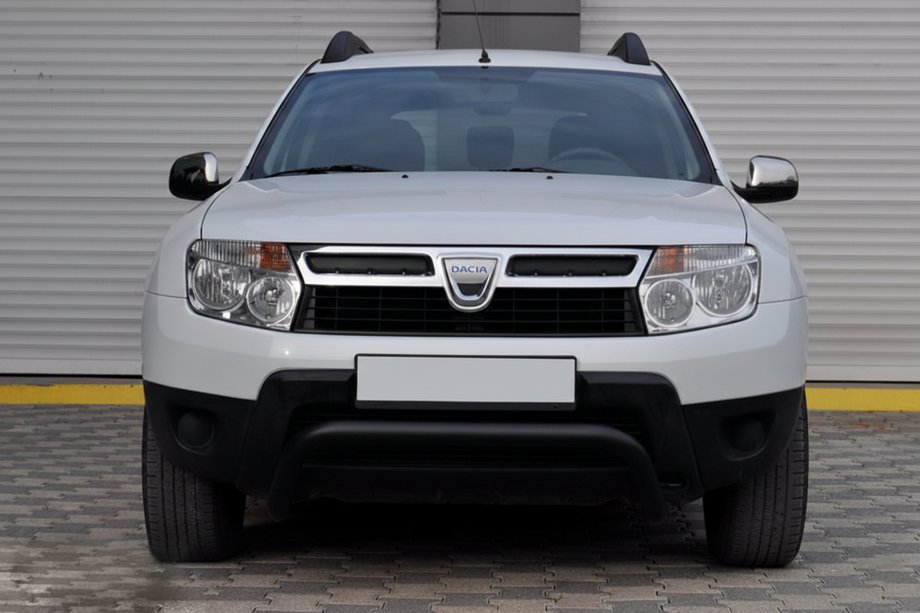 Renault Duster 2008–2017 Predný ochranný rám ST011 Black (nerez) Image
