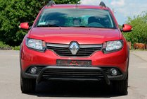Dacia Sandero 2013–2020 Predný ochranný rám WT007 Black (nerez) fotografia 1