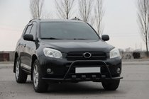 Toyota Rav 4 2006–2013 Predný ochranný rám WT-ST15 Black (nerez) fotografia 1