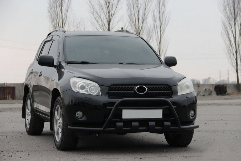 Toyota Rav 4 2006–2013 Predný ochranný rám WT-ST15 Black (nerez) Image