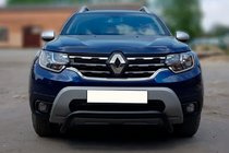 Dacia Duster 2018–2024 Predný ochranný rám (bullbar) WT007 Black (nerez) fotografia 2