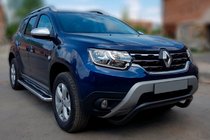 Renault Duster 2018–2024 Predný ochranný rám (bullbar) WT007 Black (nerez) fotografia 1
